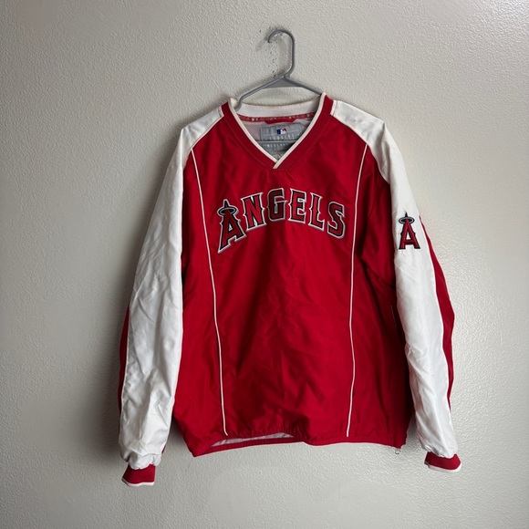 Anaheim Angels Vintage Pullover Jacket Size Medium - Picture 1 of 10